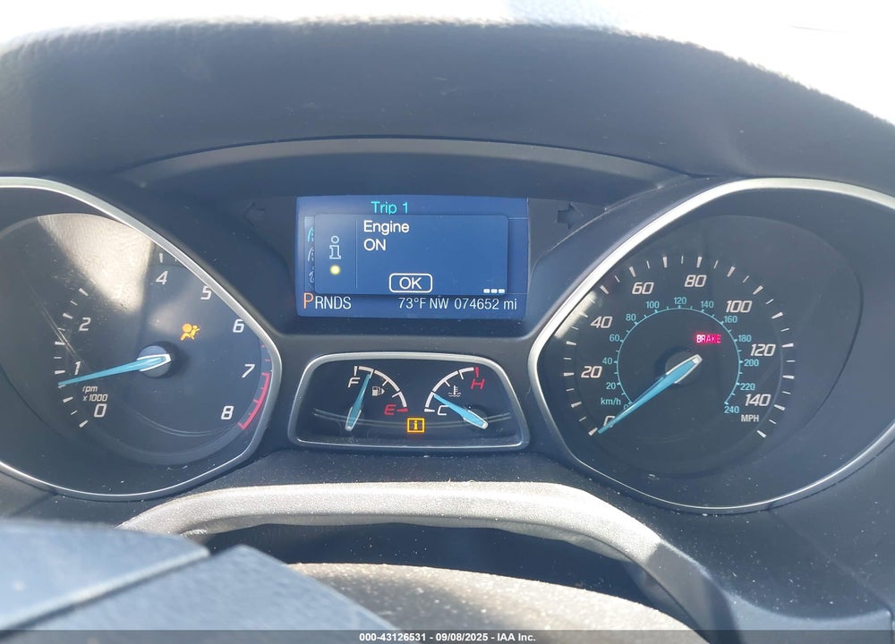 2013 FORD FOCUS VIN: 1FADP3F21DL380855