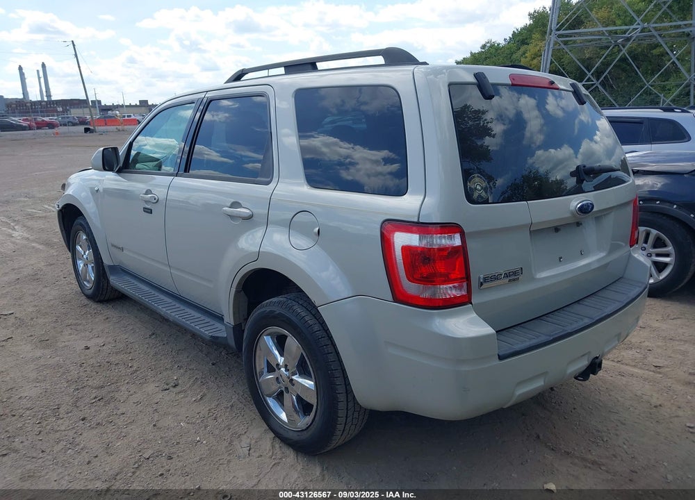2008 FORD ESCAPE LIMITED VIN: 1FMCU041X8KD14979
