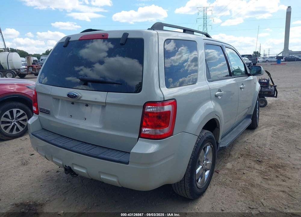 2008 FORD ESCAPE LIMITED VIN: 1FMCU041X8KD14979