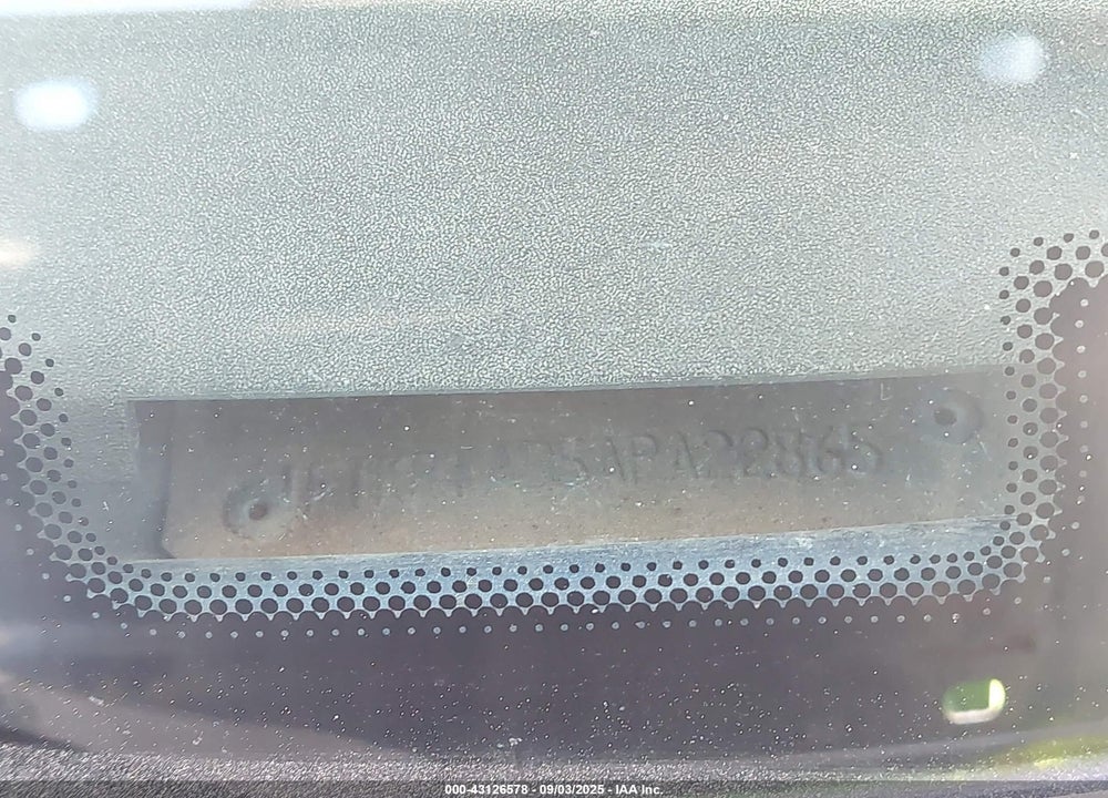 2010 FORD RANGER VIN: 1FTKR1AD5APA22865