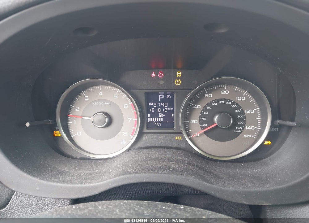 2014 SUBARU FORESTER VIN: JF2SJGDC1EH504103