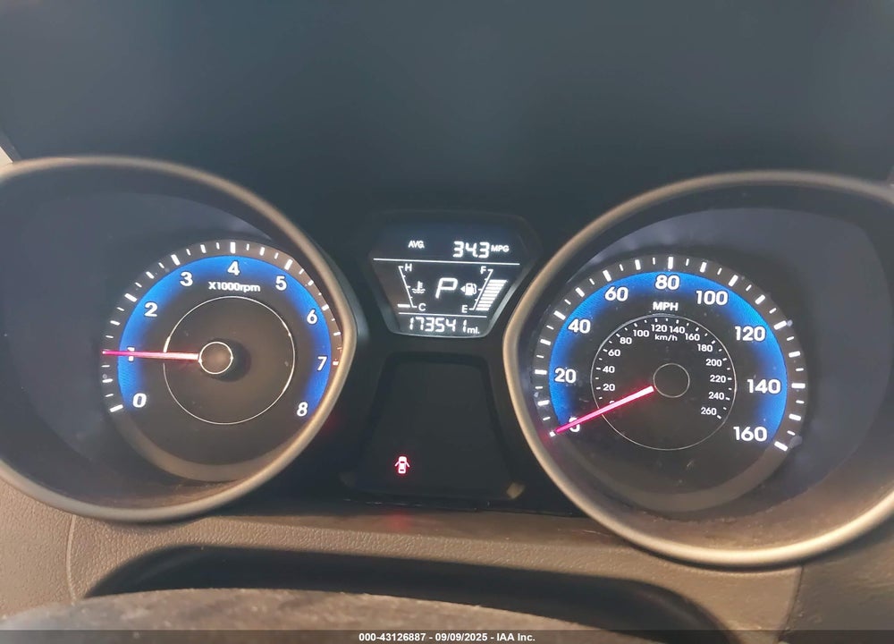 2016 HYUNDAI ELANTRA VIN: KMHDH4AEXGU600633