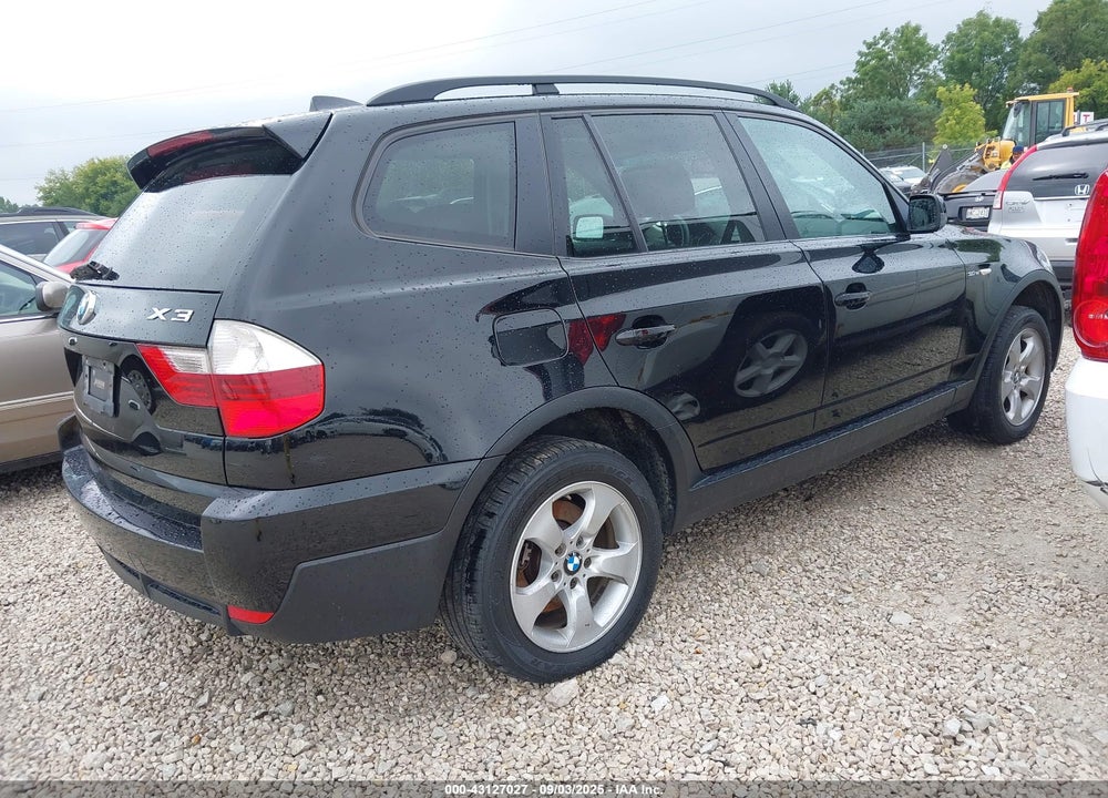 2008 BMW X3 3.0SI VIN: WBXPC93478WJ20799