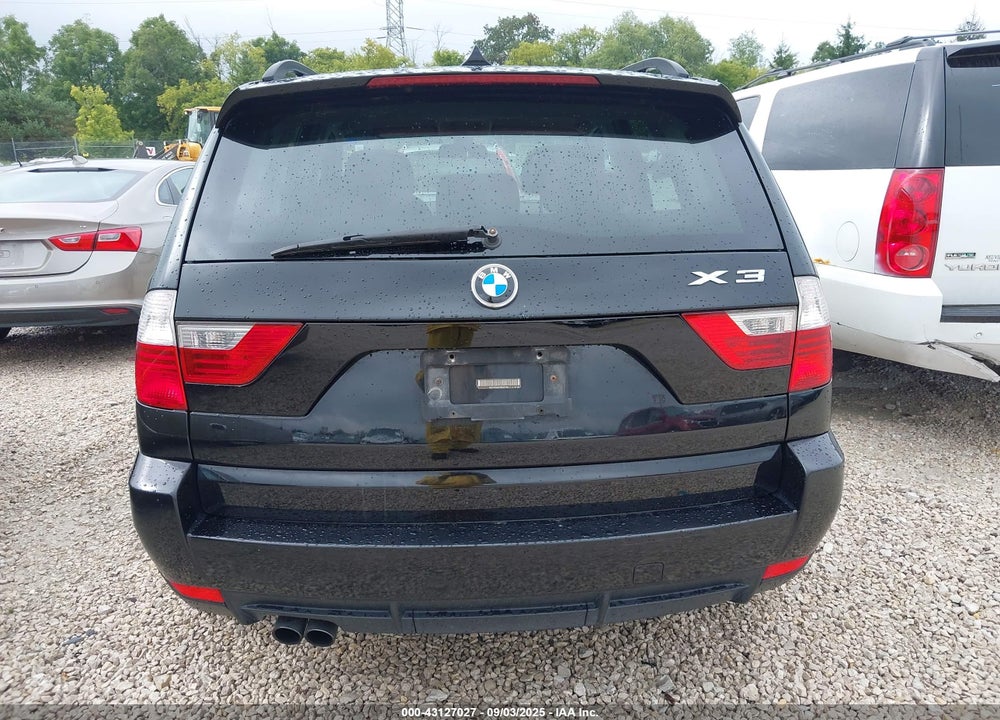 2008 BMW X3 3.0SI VIN: WBXPC93478WJ20799