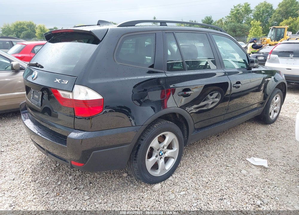 2008 BMW X3 3.0SI VIN: WBXPC93478WJ20799