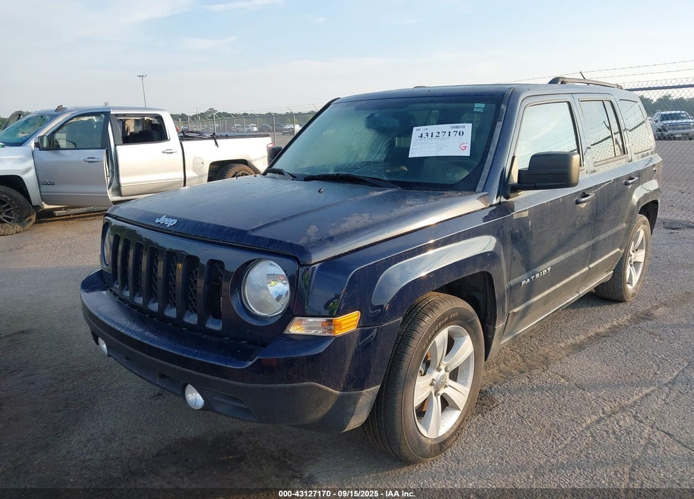 2016 JEEP PATRIOT VIN: 1C4NJPBB2GD590375