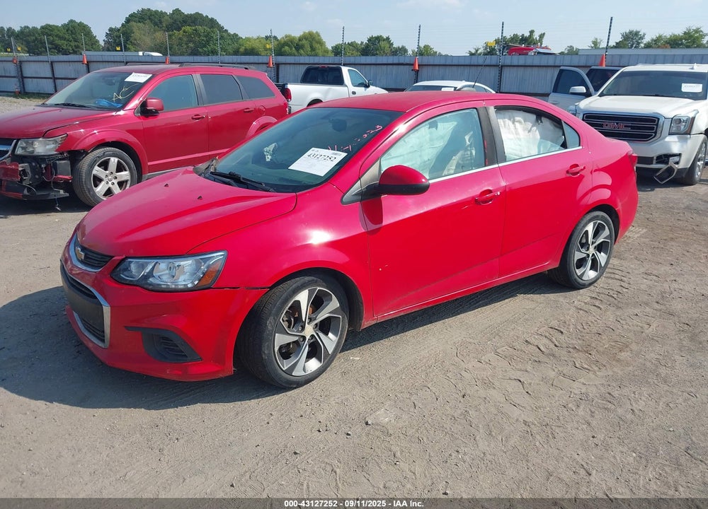 2017 CHEVROLET SONIC VIN: 1G1JF5SB8H4108667