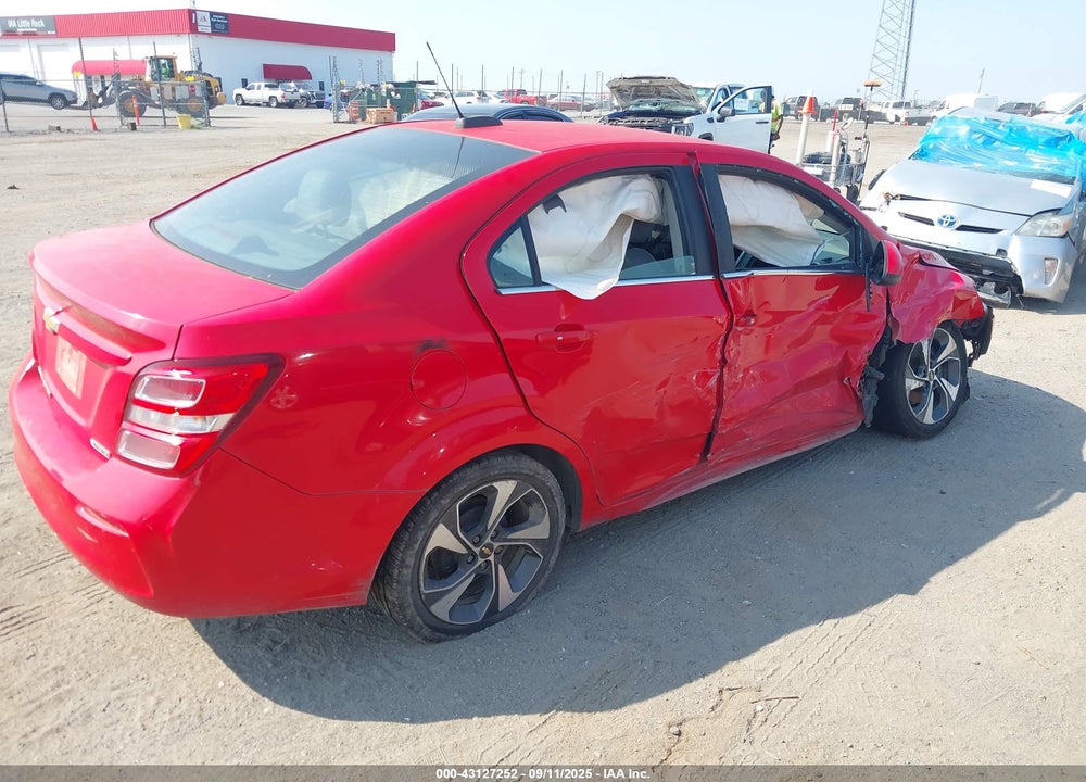 2017 CHEVROLET SONIC VIN: 1G1JF5SB8H4108667
