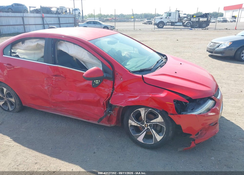 2017 CHEVROLET SONIC VIN: 1G1JF5SB8H4108667