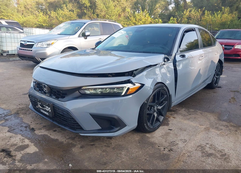 2022 HONDA CIVIC VIN: 19XFL2H89NE007549