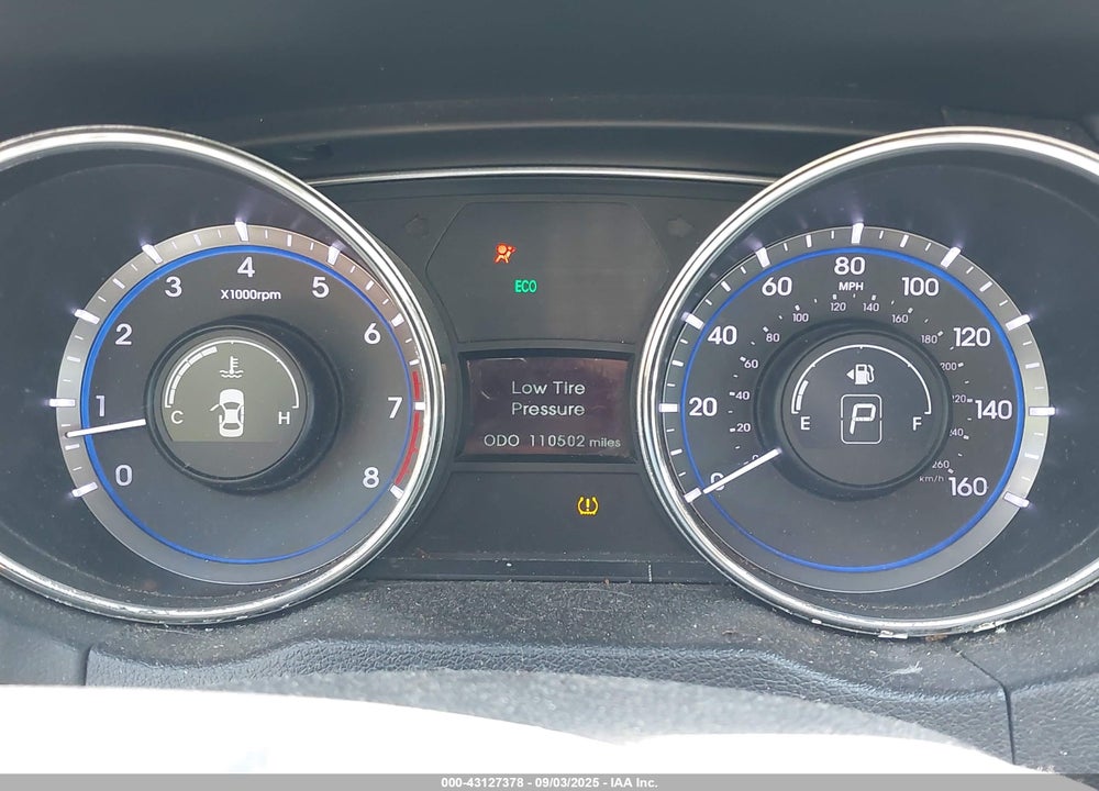 2012 HYUNDAI SONATA VIN: 5NPEB4AC9CH341257