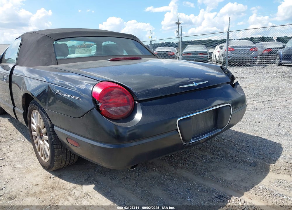 2005 FORD THUNDERBIRD 50TH ANNIVERSARY VIN: 1FAHP60AX5Y106917