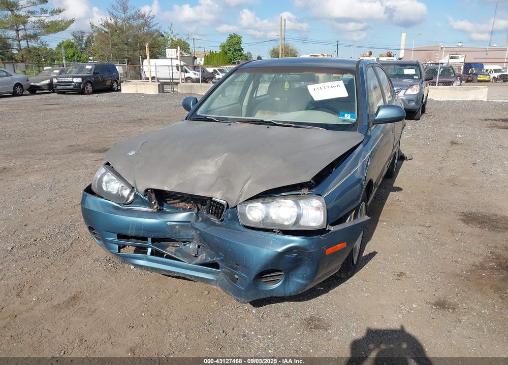 2003 HYUNDAI ELANTRA GLS/GT VIN: KMHDN45D83U568642