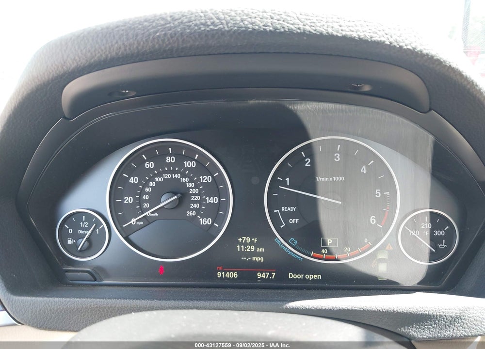 2014 BMW 328D XDRIVE VIN: WBA3D5C50EKX98000