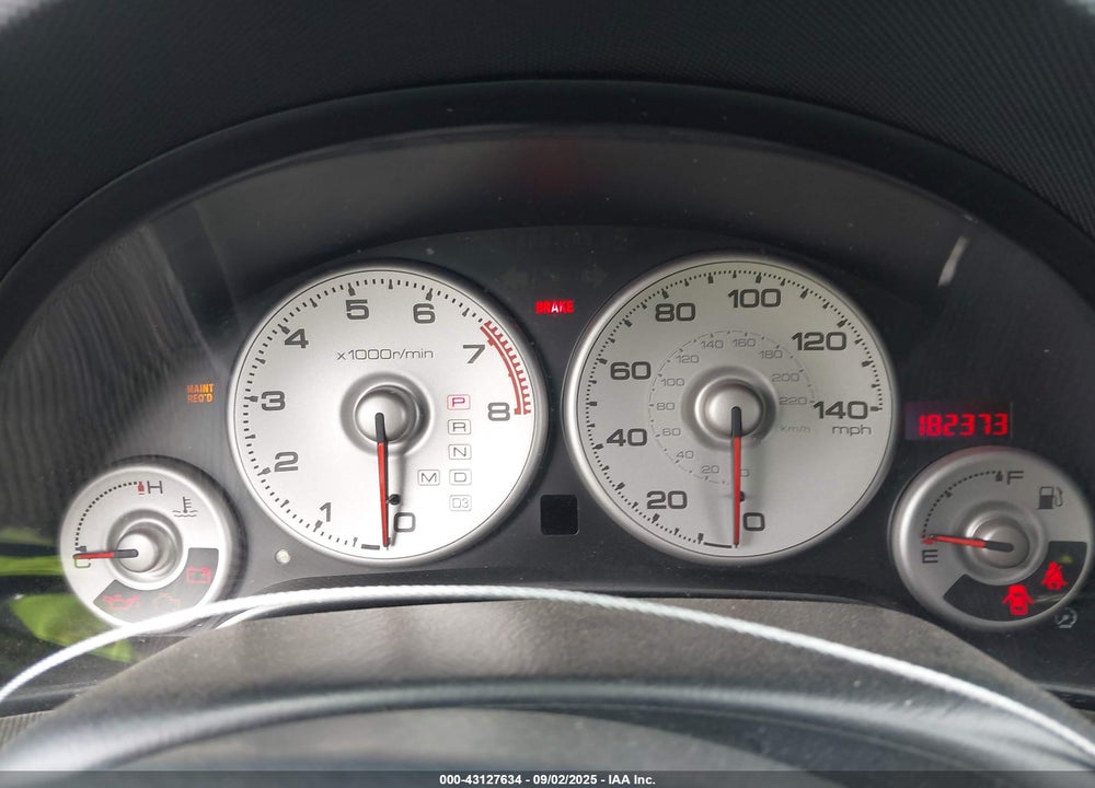 2002 ACURA RSX VIN: JH4DC54882C037903