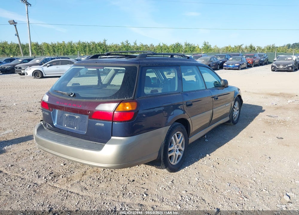 2004 SUBARU OUTBACK VIN: 4S3BH675847615382
