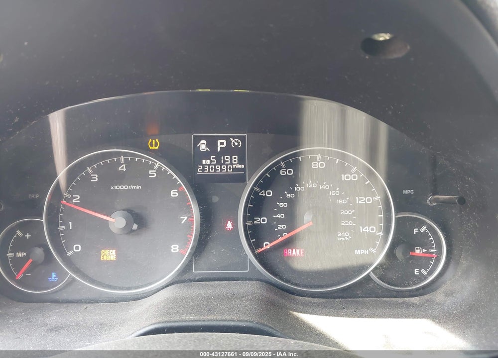 2013 SUBARU OUTBACK 2.5I PREMIUM VIN: 4S4BRCCC3D3269650