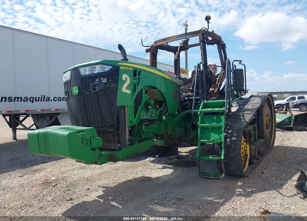 2019 JOHN DEERE 8370R TRACTOR VIN: 1RW8370RHJD920110
