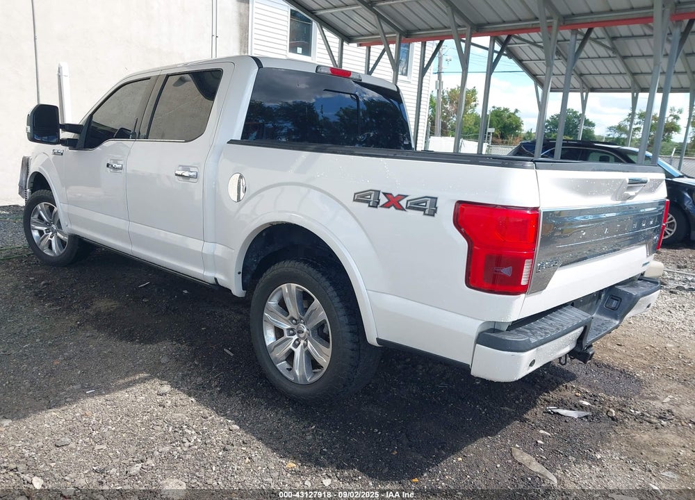 2018 FORD F-150 PLATINUM VIN: 1FTEW1EG1JFC37692
