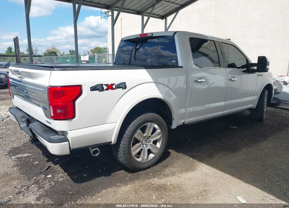 2018 FORD F-150 PLATINUM VIN: 1FTEW1EG1JFC37692