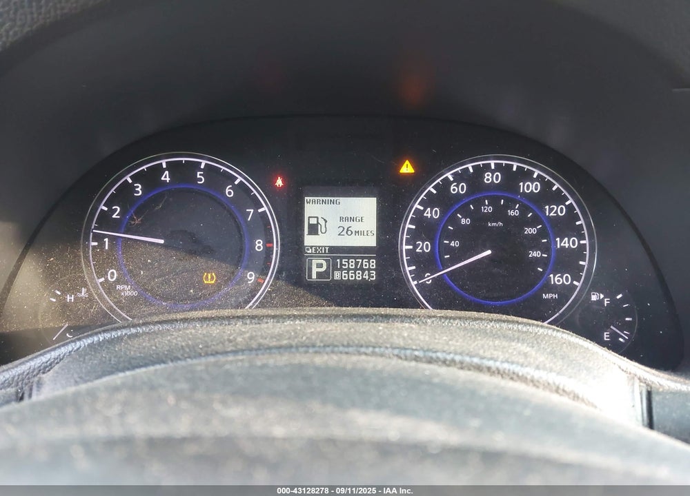 2011 INFINITI G25 JOURNEY VIN: JN1DV6AP4BM830853