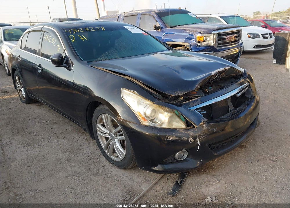 2011 INFINITI G25 JOURNEY VIN: JN1DV6AP4BM830853