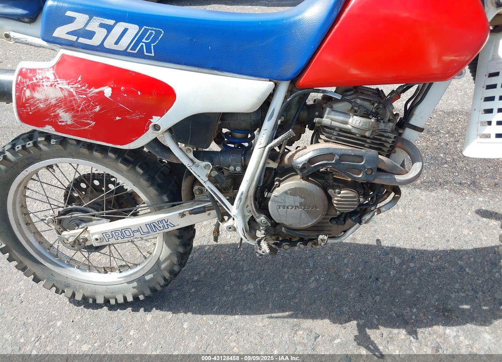 1986 HONDA XR250 R VIN: JH2ME0609GK202917