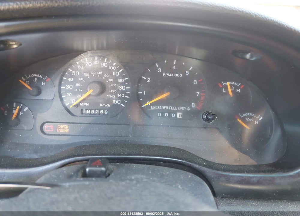 1998 FORD MUSTANG GT VIN: 1FAFP42X6WF249745