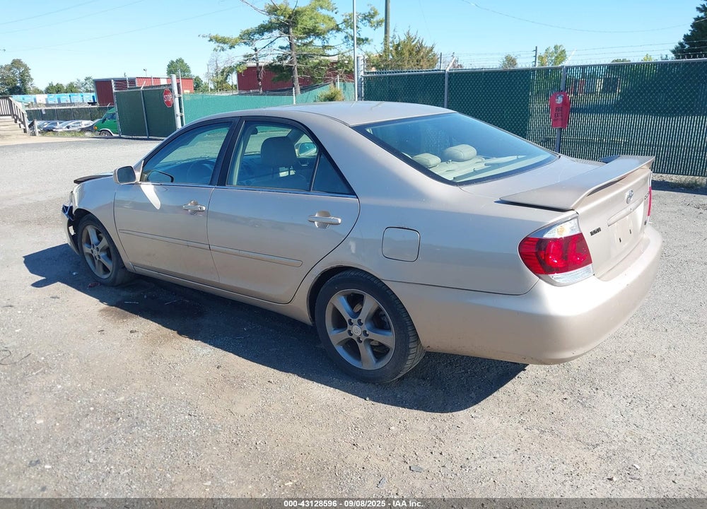 2005 TOYOTA CAMRY SE V6 VIN: 4T1BA32K55U056663