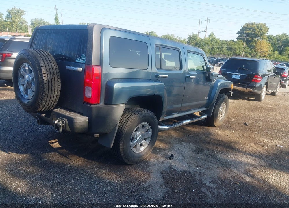 2007 HUMMER H3 SUV VIN: 5GTDN13E178194350