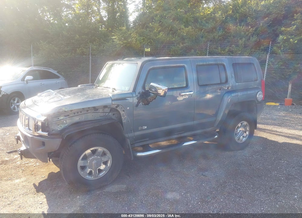 2007 HUMMER H3 SUV VIN: 5GTDN13E178194350