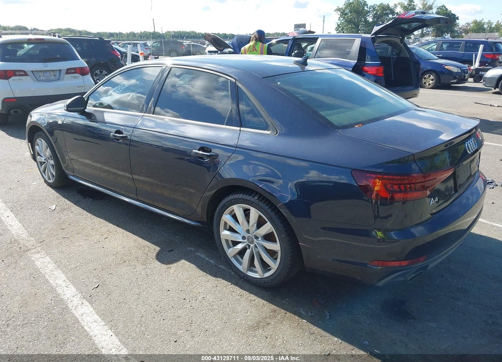 2018 AUDI A4 VIN: WAUKMAF40JN018349
