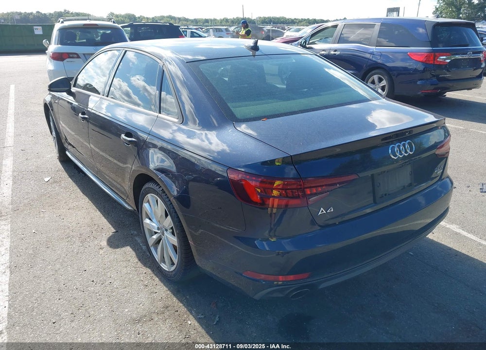 2018 AUDI A4 VIN: WAUKMAF40JN018349