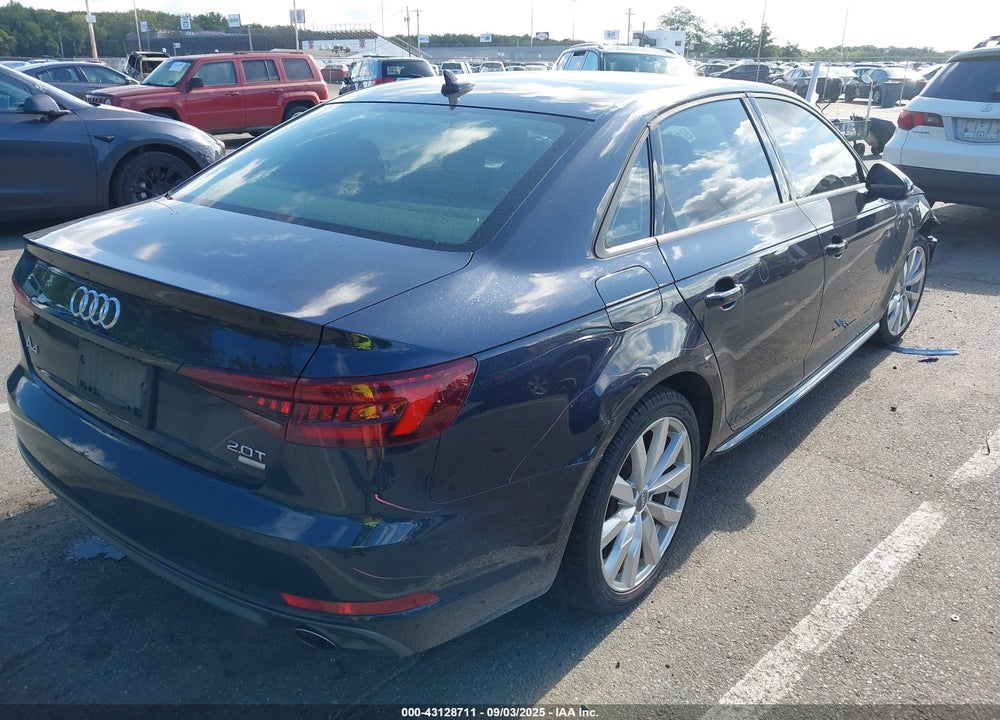 2018 AUDI A4 VIN: WAUKMAF40JN018349