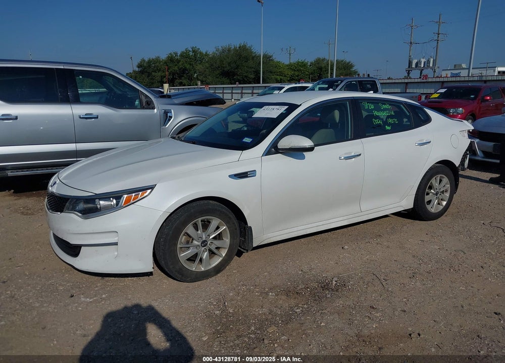 2016 KIA OPTIMA LX VIN: 5XXGT4L37GG065939