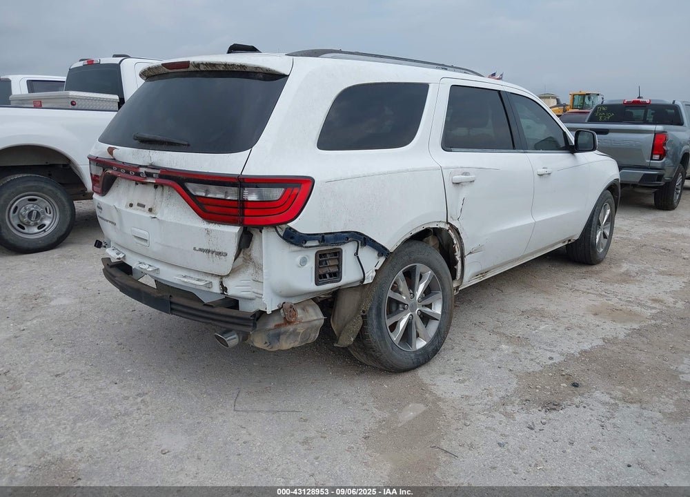 2014 DODGE DURANGO LIMITED VIN: 1C4RDHDG7EC561075