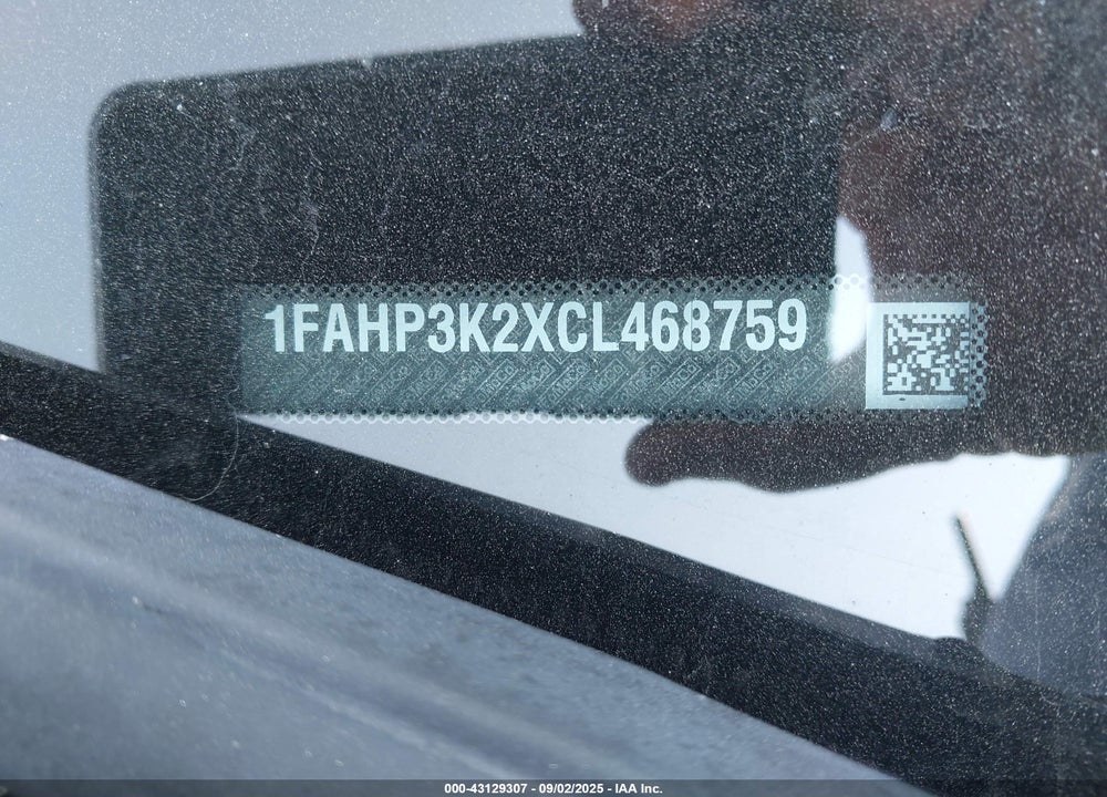 2012 FORD FOCUS SE VIN: 1FAHP3K2XCL468759