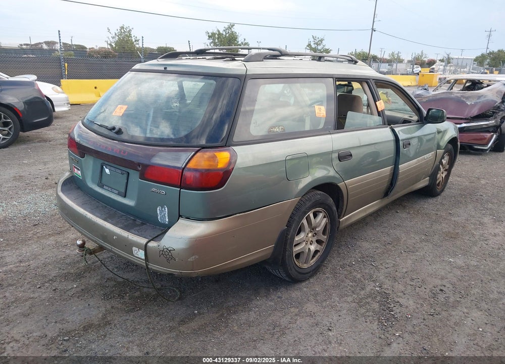 2004 SUBARU OUTBACK VIN: 4S3BH675847604950