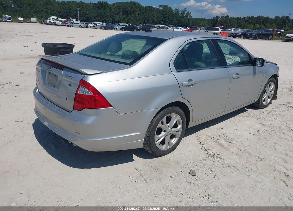 2012 FORD FUSION VIN: 3FAHP0HA8CR148466