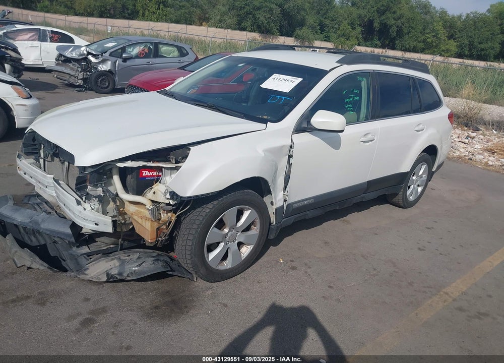 2011 SUBARU OUTBACK VIN: 4S4BRCFC5B3321837