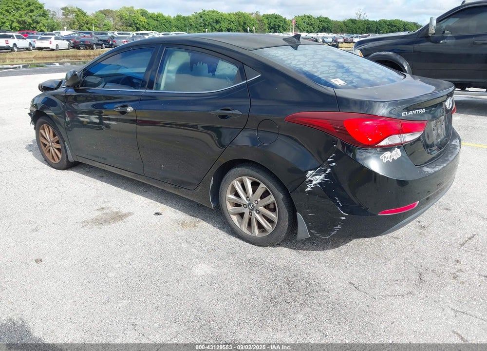 2015 HYUNDAI ELANTRA VIN: KMHDH4AE6FU437655