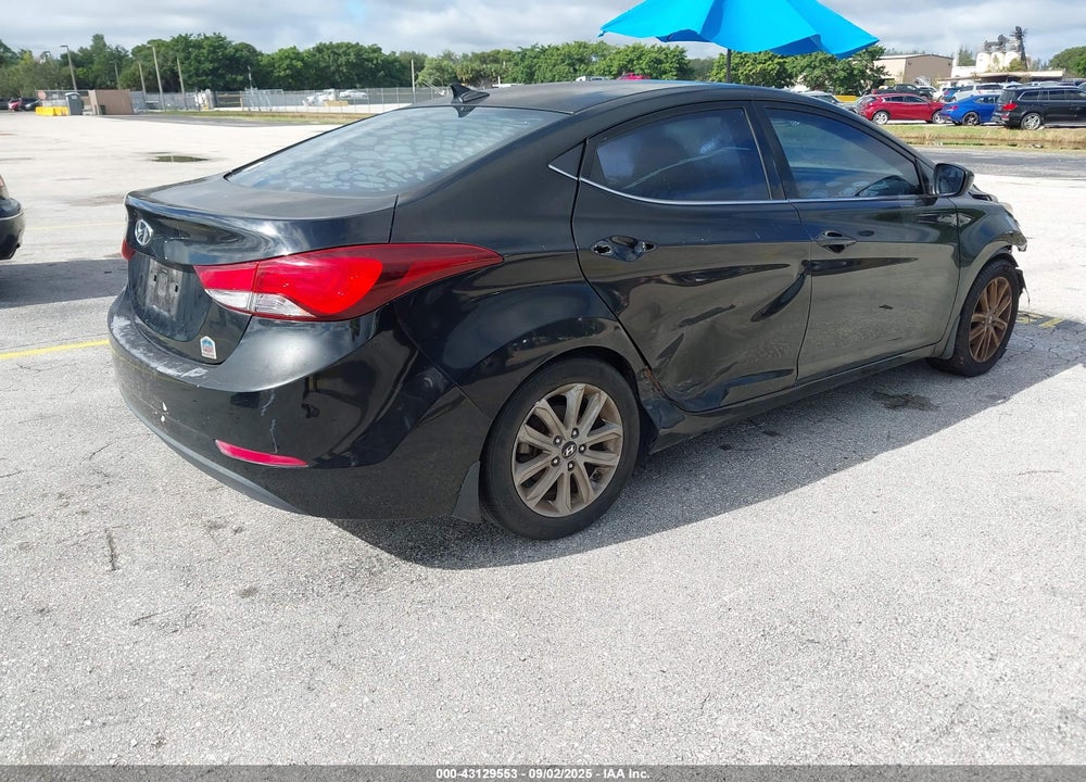 2015 HYUNDAI ELANTRA VIN: KMHDH4AE6FU437655