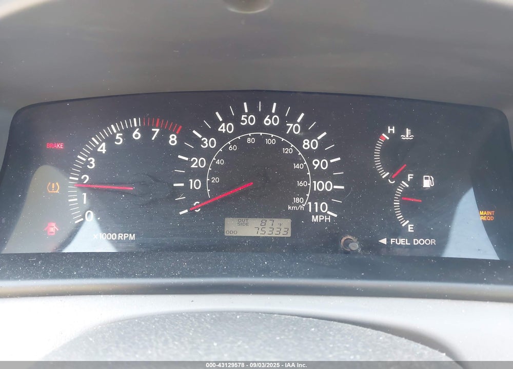 2008 TOYOTA COROLLA LE VIN: 2T1BR30E98C869273
