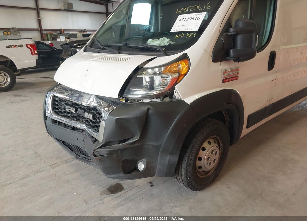 2020 RAM PROMASTER 2500 HIGH ROOF 159 WB VIN: 3C6TRVDG6LE115521
