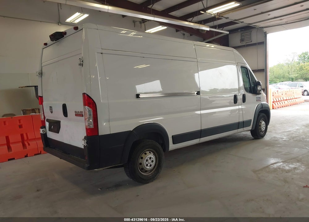 2020 RAM PROMASTER 2500 HIGH ROOF 159 WB VIN: 3C6TRVDG6LE115521