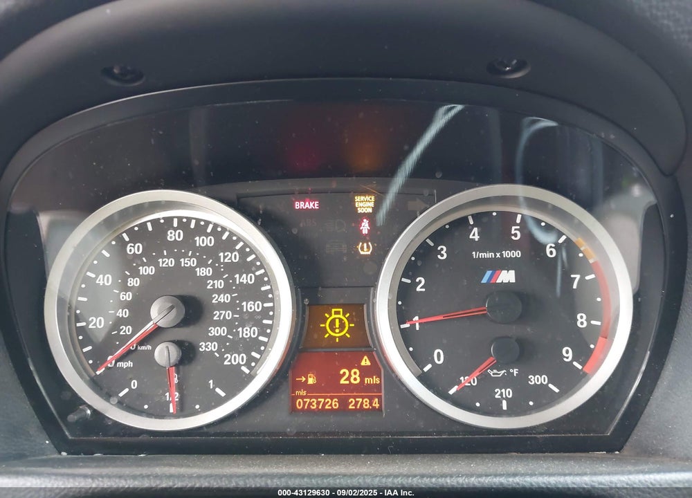 2008 BMW M3 VIN: WBSVA93528E041722