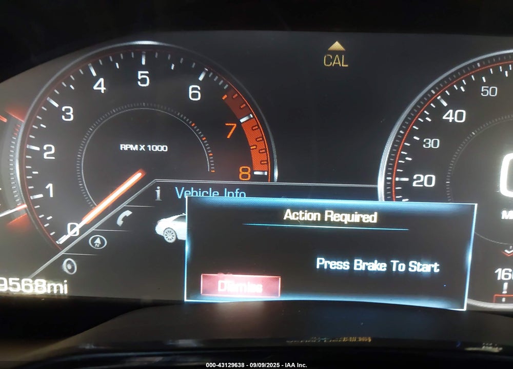 2015 CADILLAC CTS PERFORMANCE VIN: 1G6AY5S39F0142926