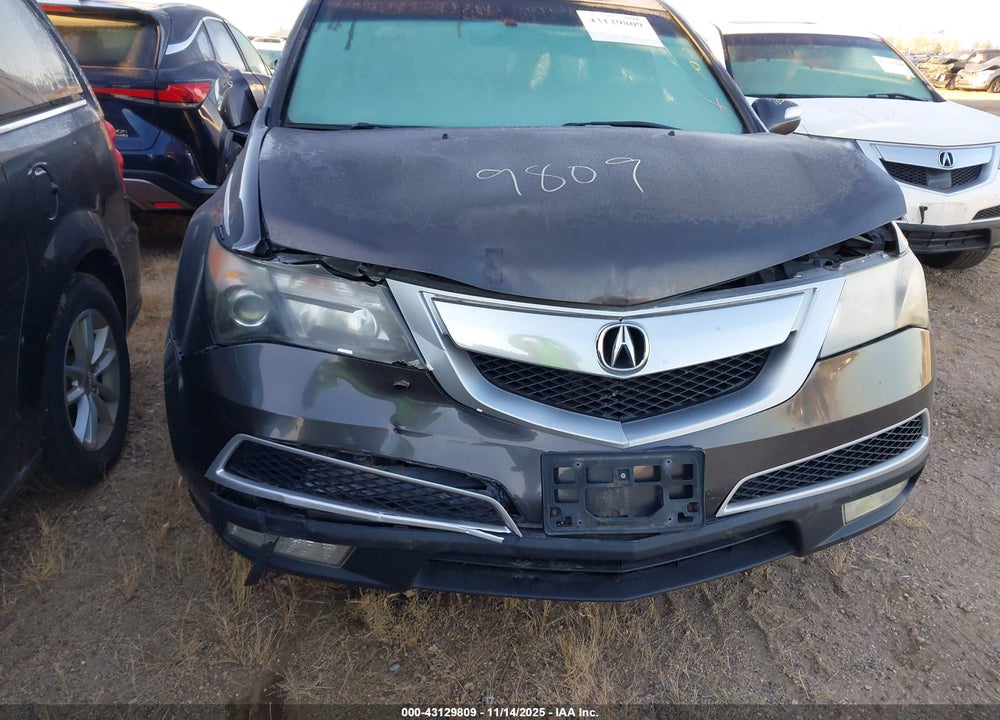 2011 ACURA MDX VIN: 2HNYD2H26BH520138