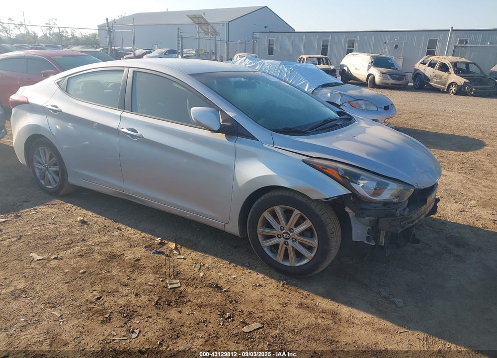 2015 HYUNDAI ELANTRA SE VIN: KMHDH4AE9FU320538