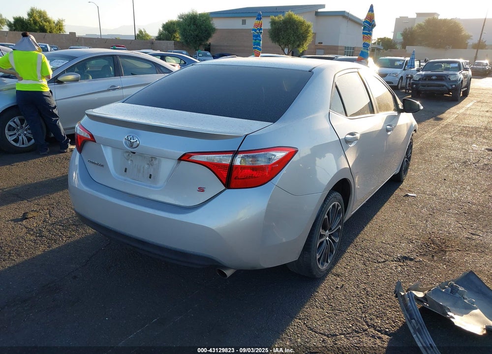 2016 TOYOTA COROLLA VIN: 5YFBURHE9GP547902